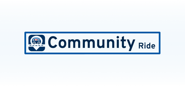 Community Ride Logo - Slightly Blue Background