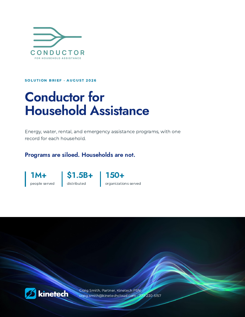 Conductor for Household Assistance Solution Brief cover