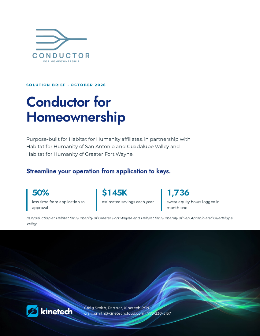 Conductor for Homeownership Solution Brief cover