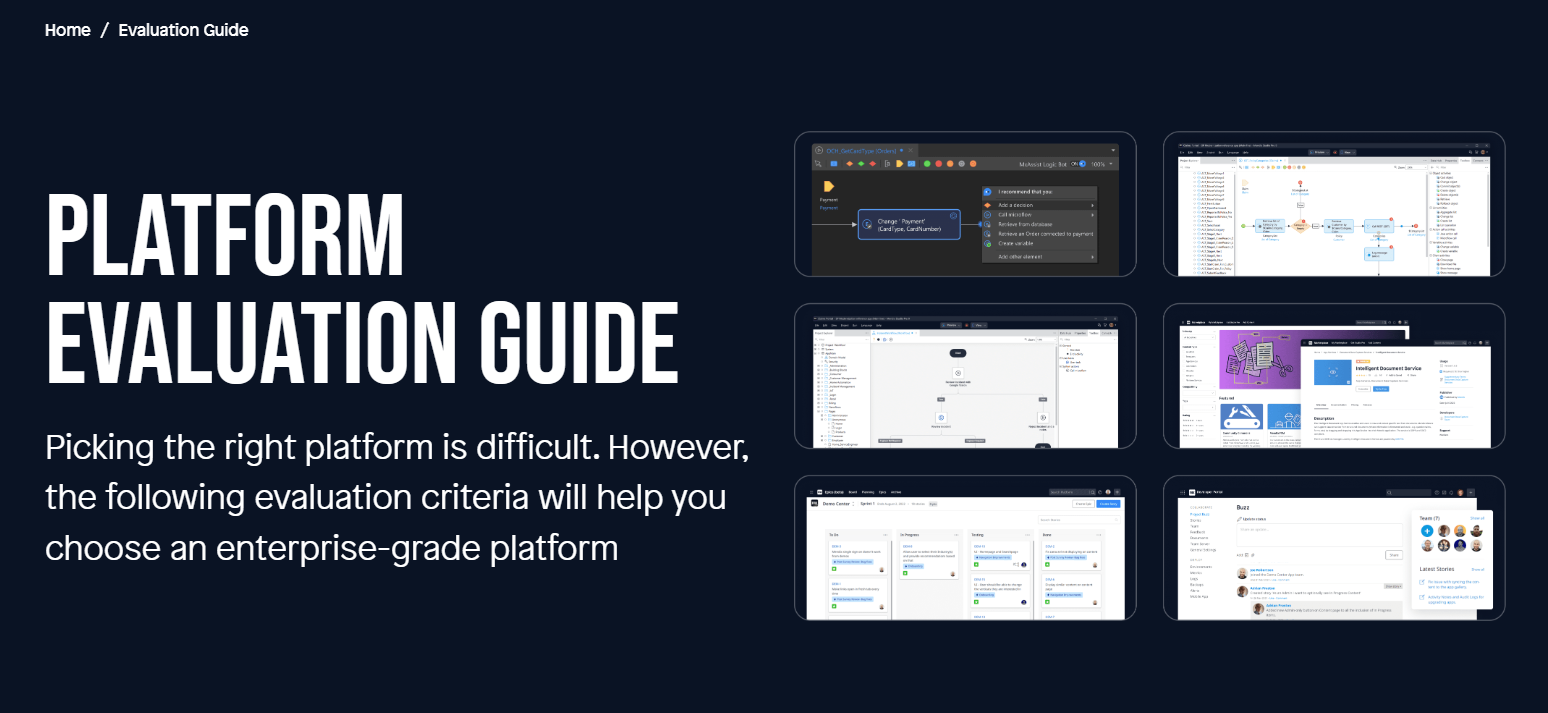 Kinetech - Mendix Platform Evaluation Guide