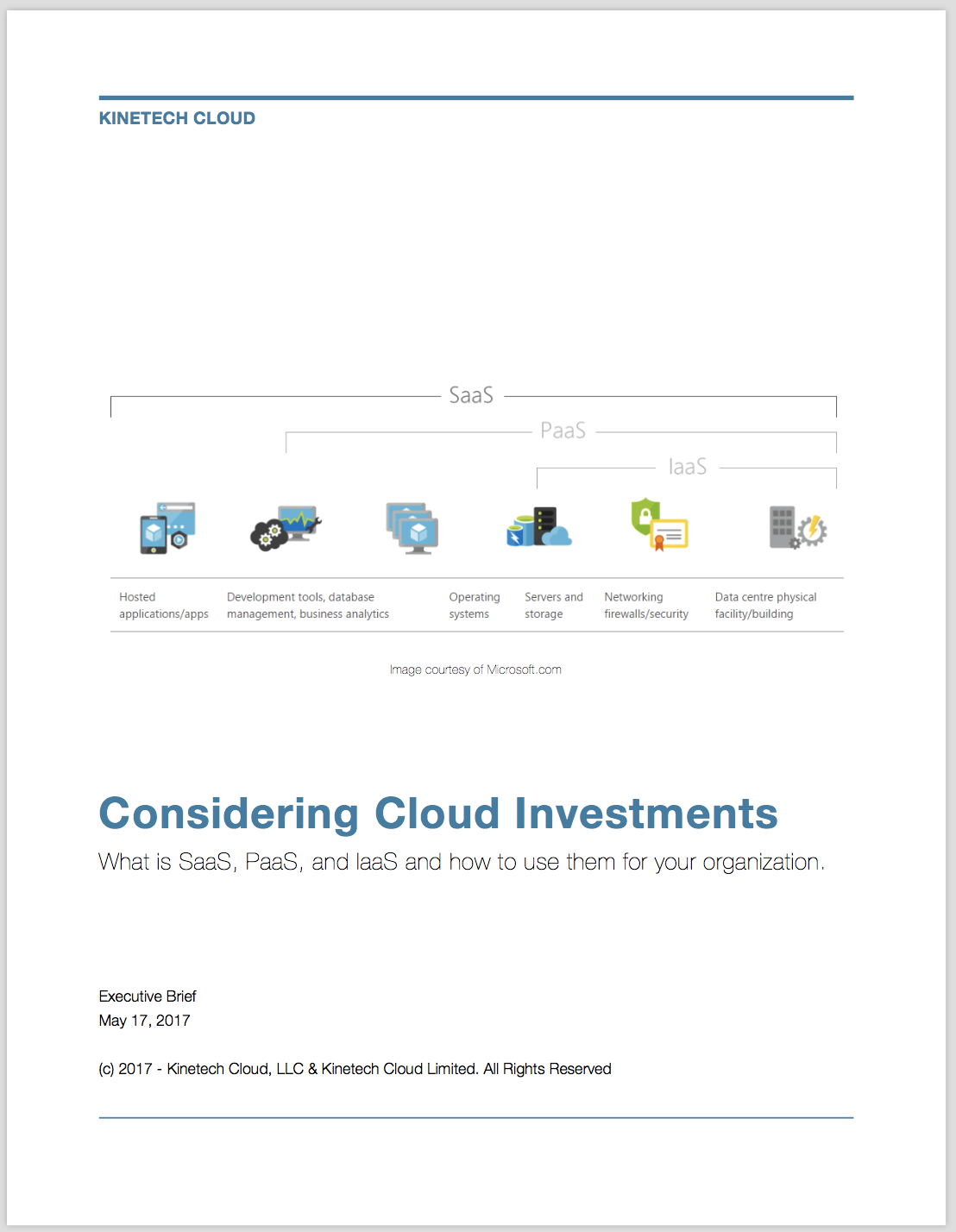 Considering Cloud Investments